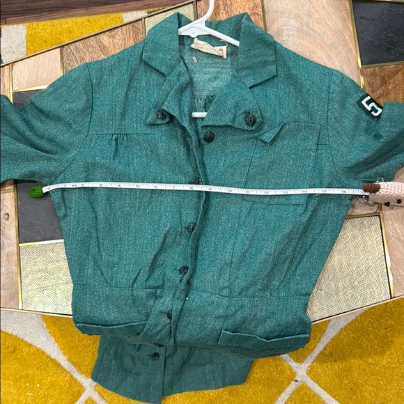 Authentic 1940’s Girl Scout uniform   Excellent condition Button-Up Dress - Picture 7 of 9